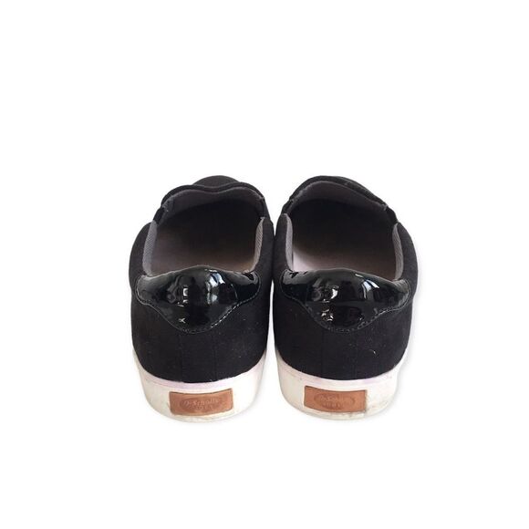 🔃Dr Scholls Memory Foam Suede Cool Fit Black Slip On Sneaker Loafers - Picture 5 of 8
